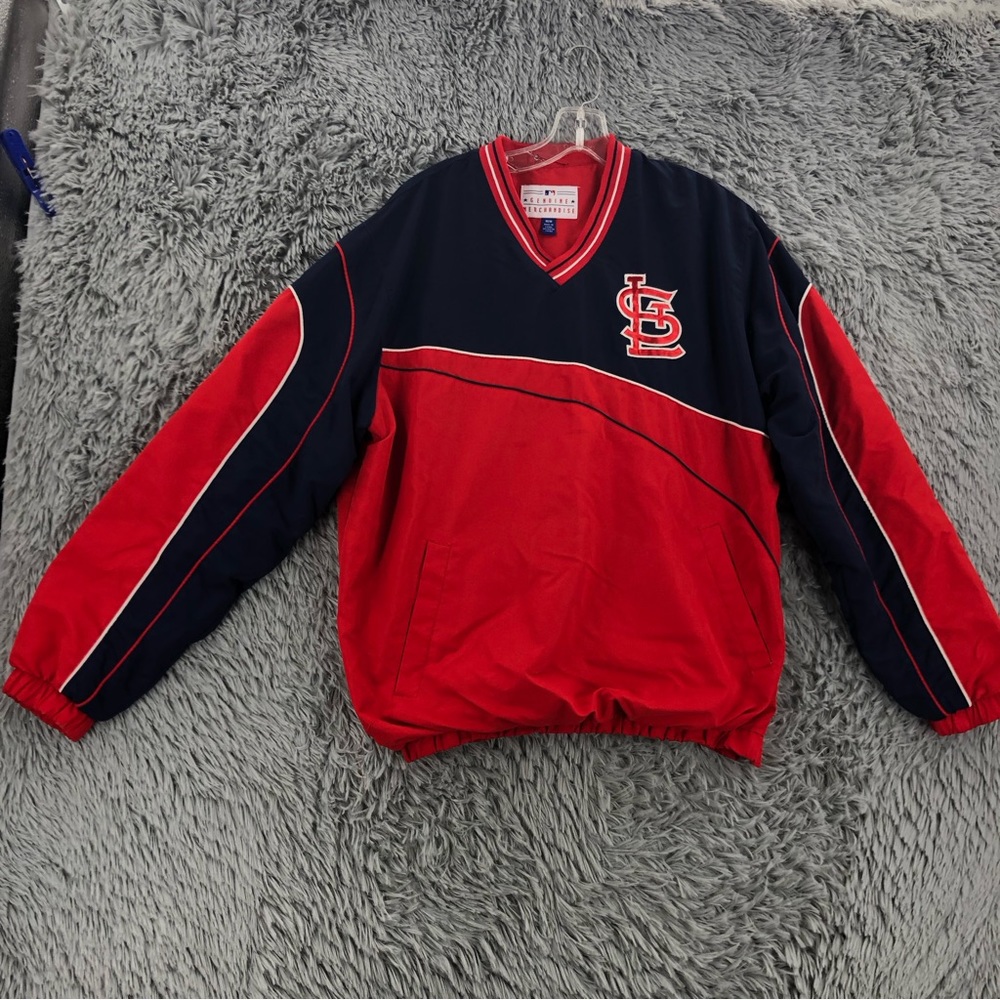 Genuine Merchandise Pullover Unisex Medium St Louis Cardinals Baseball Vneck